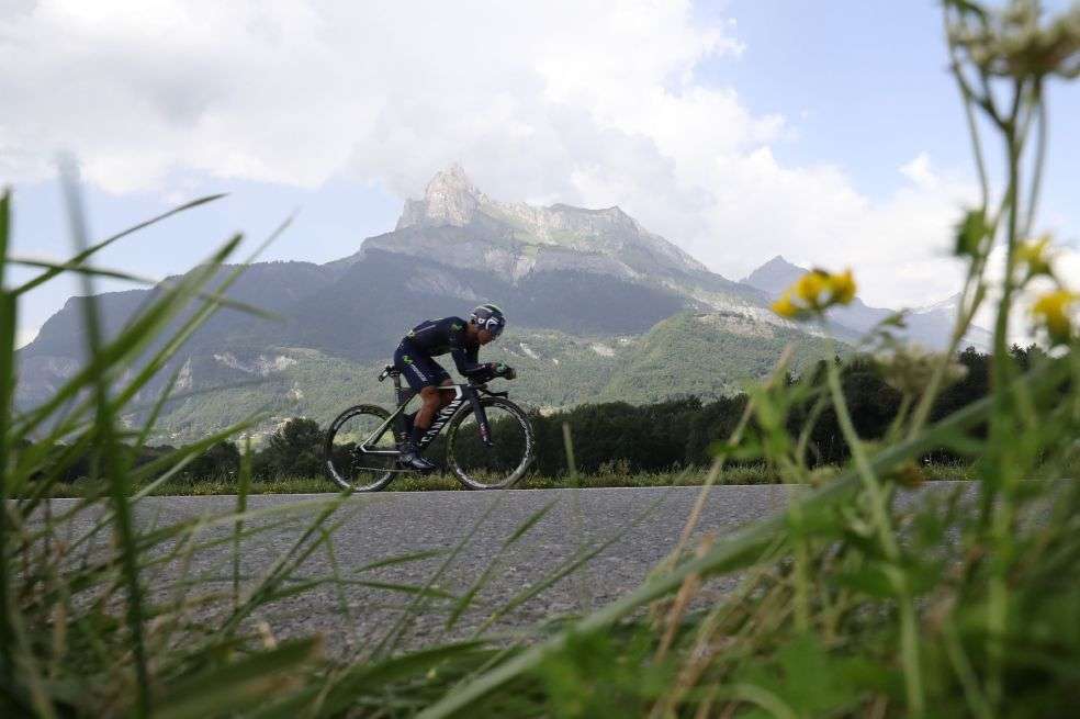 Nairo Quintana en una de las etapas del Tour de Francia 2016. / AFP