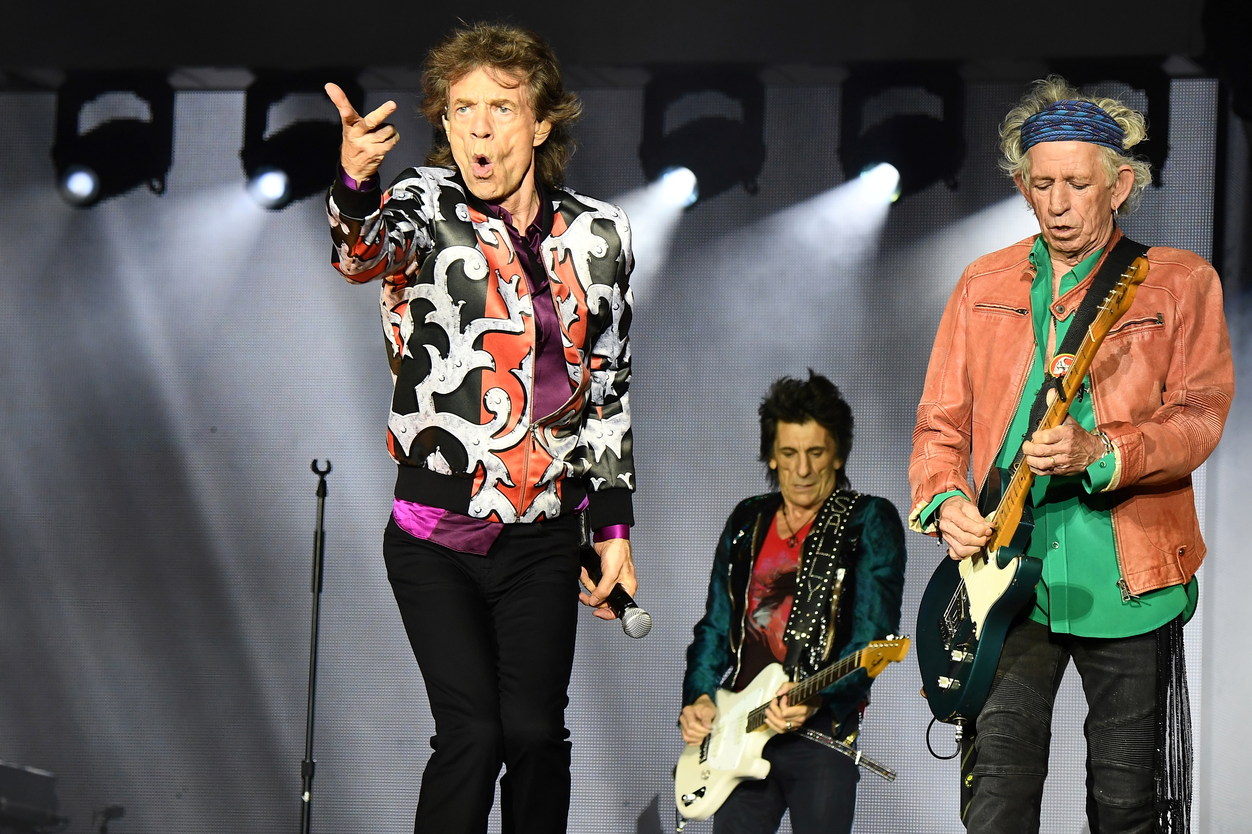 La banda británica de rock The Rolling Stones.