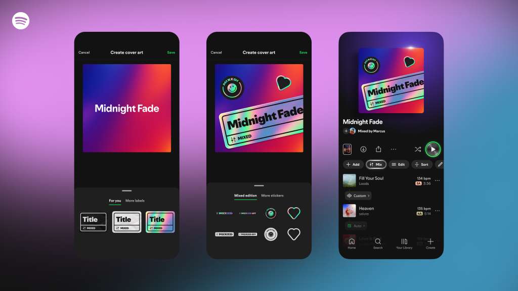 Cada vez se añaden más herramientas para personalizar las portadas de las playlists, ahora una función también disponible para los usuarios "free".