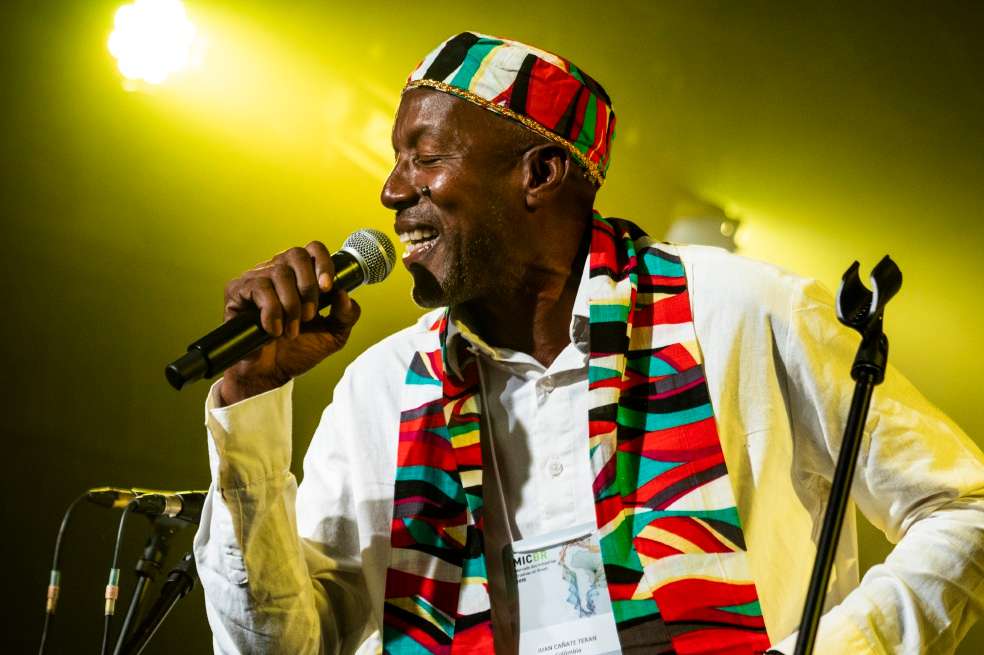 El Sexteto Tabalá, de San Basilio de Palenque, participó en los conciertos programados en MicBr, que se realizó en Brasil. / Lucca Miranda