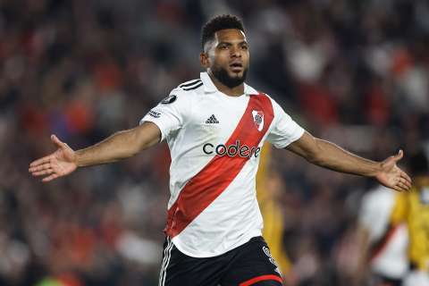 Borja, tras su buena noche con River: “Quiero ponérsela difícil a Demichelis”