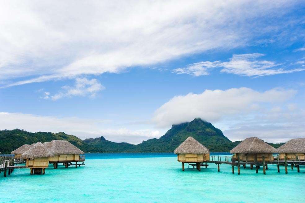 La isla Bora Bora en la Polinesia Francesa. / Fotos: 123rf