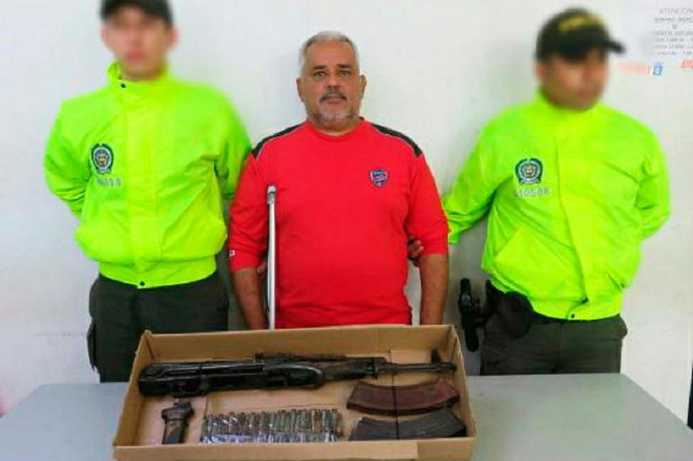 Oswaldo Meriño Torres, de 62 años, ya está en poder de las autoridades. / Cortesía Policía Metropolitana de Barranquilla.