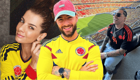 Maluma, Ryan Castro y otros famosos que apoyaron a la selección Colombia en la final