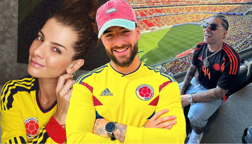 Carolina Cruz, Maluma y Ryan Castro
