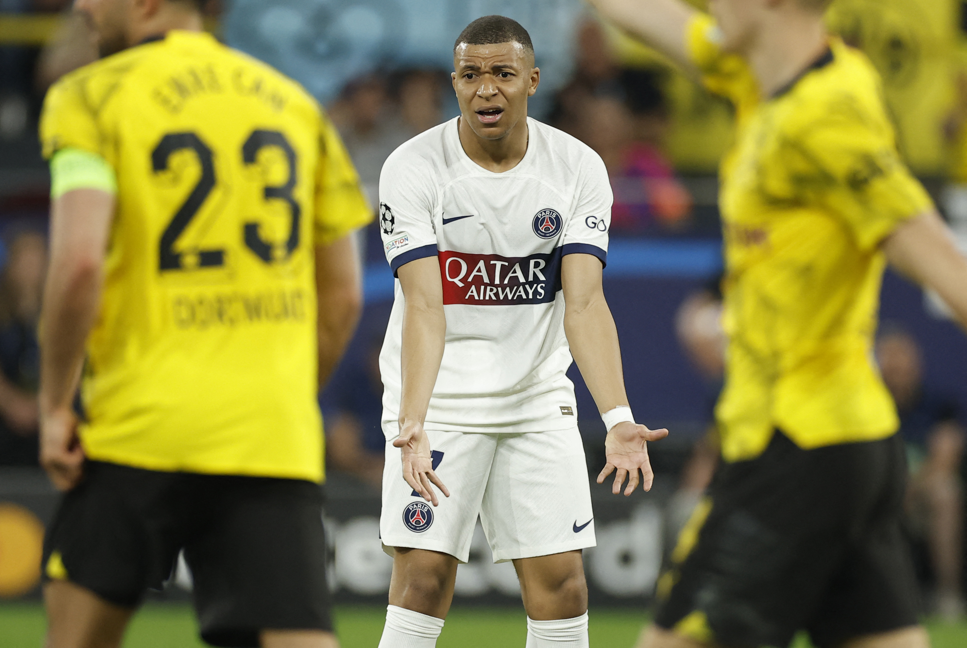 PSG perdió la ida 1-0 de las semifinales de la Champions League en Alemania, contra Borussia Dortmund.