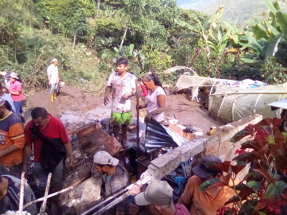 Alud en Arboledas, Norte de Santander