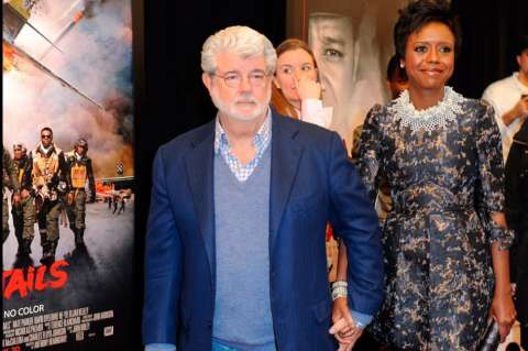 George Lucas, a sus 69 años, es padre de nuevo
