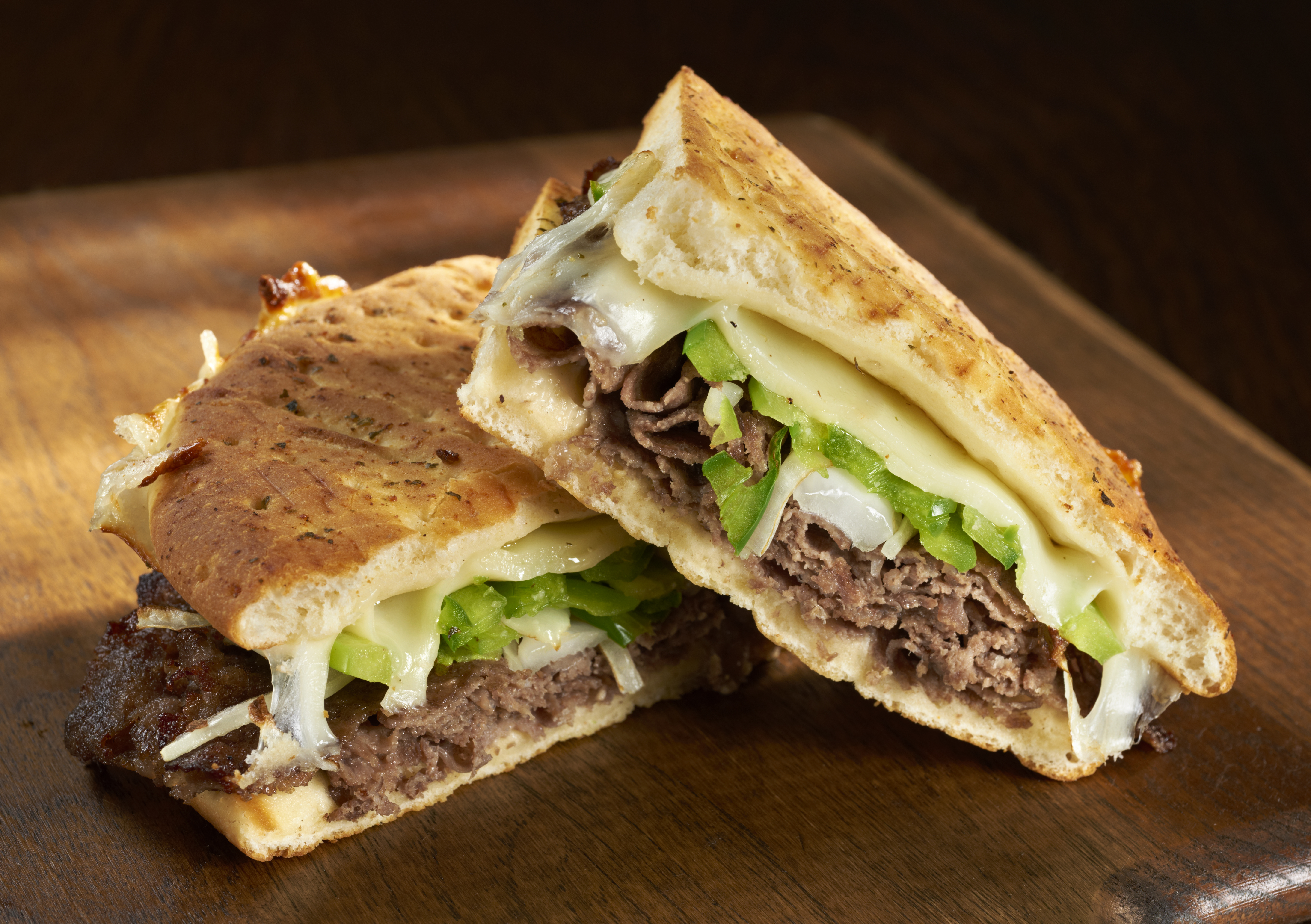 Sándwich de carne desmechada