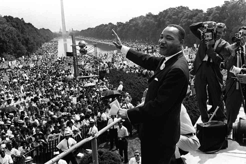 La familia de Martin Luther King encabezó la marcha que protesta contra el racismo estructural y la desigualdad que enfrentan los afroamericanos, 60 años después del famoso discurso de "I Have a Dream".