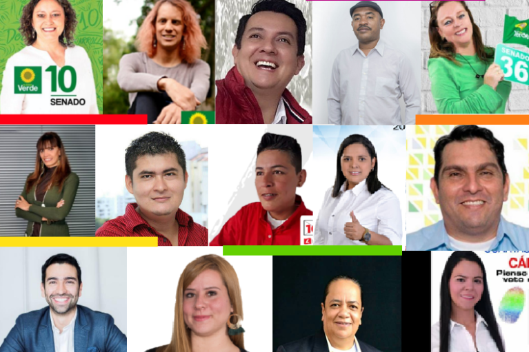 Estas son las 14 personas LGBT que aspiran llegar al Congreso