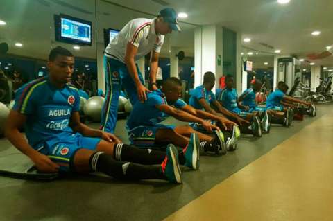 Selección Colombia olímpica ya está en Cartagena para duelo ante Honduras