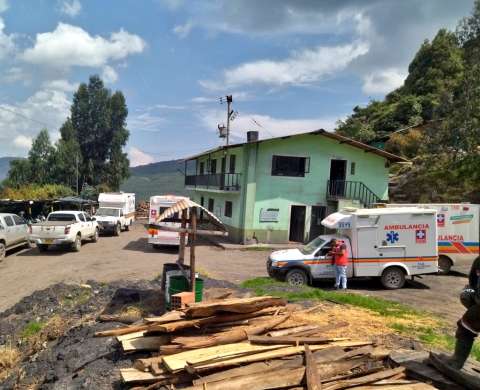 Accidente minero en Cucunubá dejó 4 heridos y 5 mineros atrapados