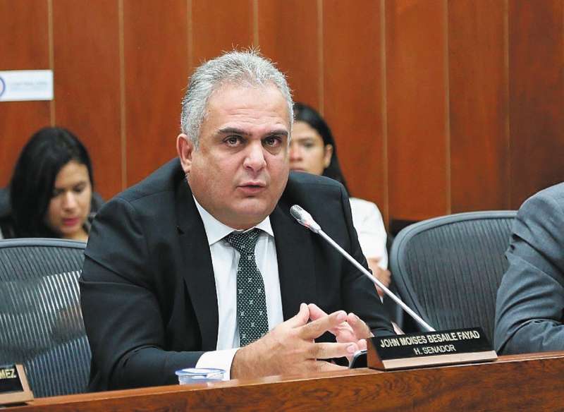 John Moisés Besaile, foto. Senado de La República