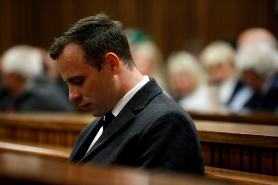 Oscar Pistorius durante el juicio en su contra. Foto: AFP