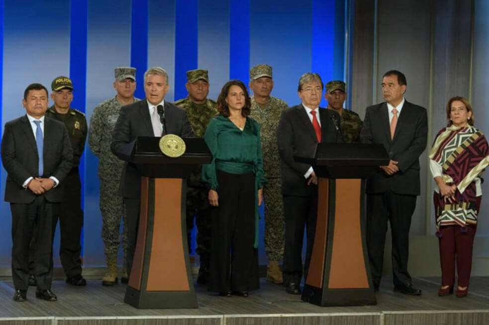 Los homicidios en 2020 se redujeron en un 1%. / Cortesía MinDefensa