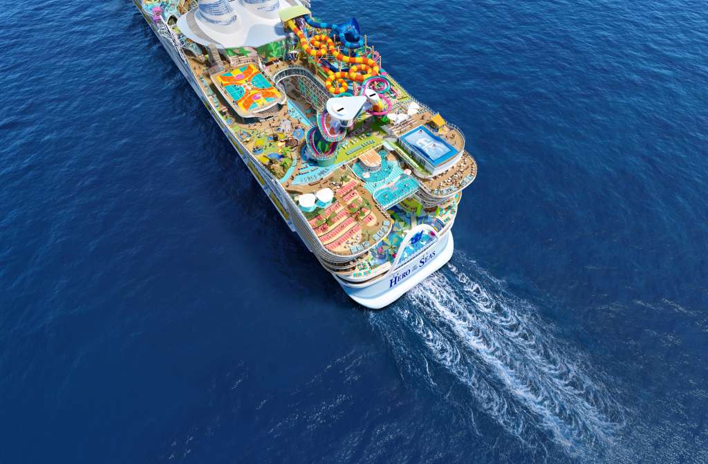 Royal Caribbean ha presentado la evolución más audaz de las vacaciones familiares con Hero of the Seas, el cuarto barco del Icon Class que llega a Miami en agosto de 2027.
