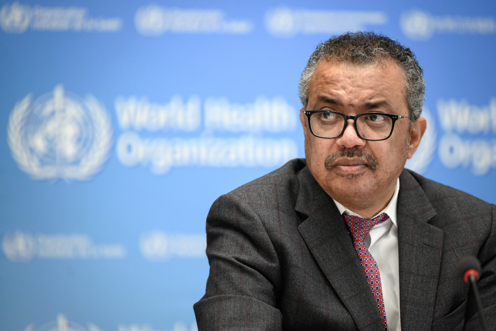 El director general de la OMS Tedros Adhanom Ghebreyesus