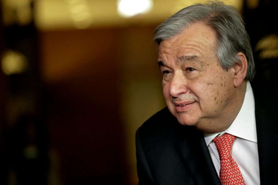 Antonio Guterres, secretario general de la ONU. / AFP