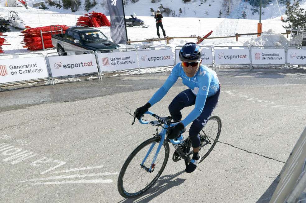 Nairo Quintana, pedalista del equipo Movistar. / Movistar Team