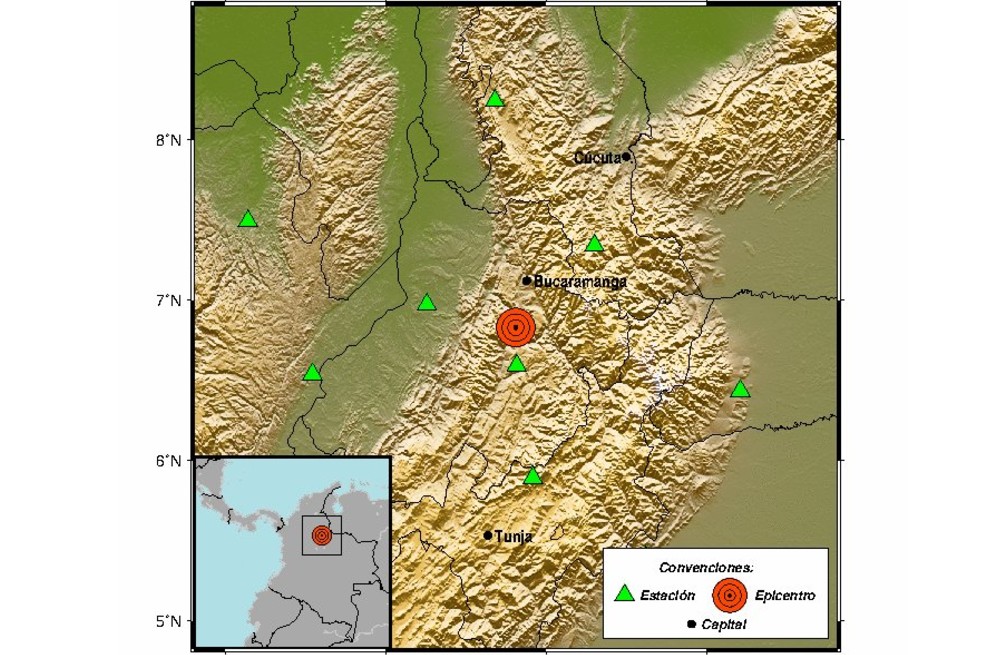 En la mañana de este sábado, 28 de agosto, se registró un temblor cuyo epicentro fue Santander.