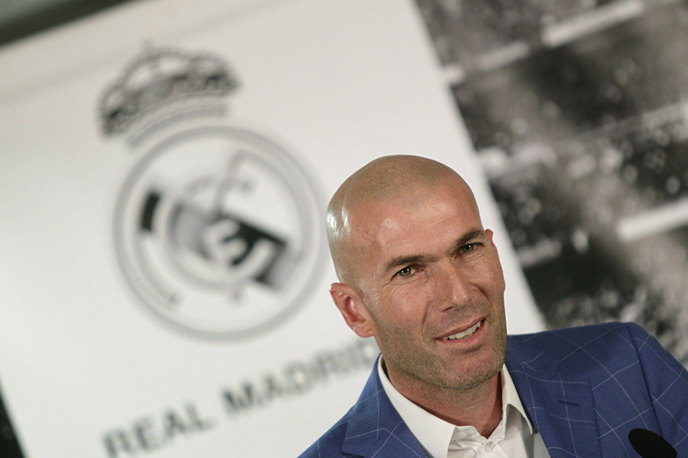 Zinedine Zidane regresa al Real Madrid, 278 días después. / EFE