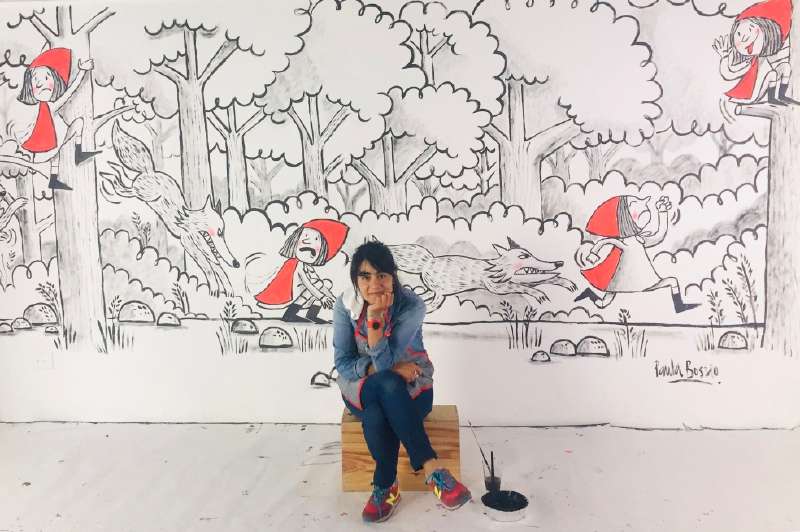 Para la artista e ilustradora Paula Bossio, “los libros son el hogar de todos y de las mil posibilidades”. / Archivo particular