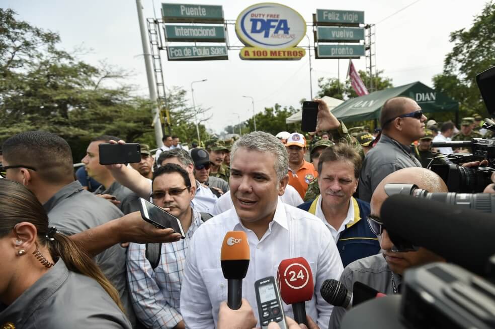 El presidente Iván Duque. / AFP