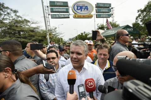 "Necesitamos que militares sigan dándole la lealtad a Juan Guaidó": Duque