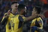Clasificación y goleada del Arsenal con David Ospina de titular y con el arco en cero
