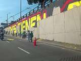 Mural de La Escombrera: el grito de justicia silenciado en menos de 12 horas