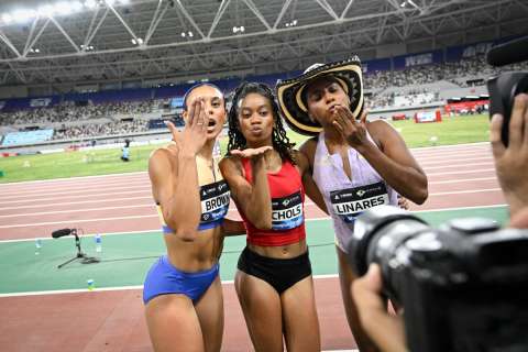 Natalia Linares se acerca del oro: logró plata en el salto largo de la Liga Diamante