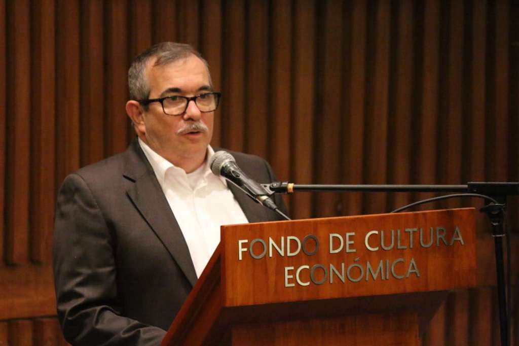 Rodrigo Londoño, "Timochenko", en el evento de este lunes por los dos años de la firma del Acuerdo de Paz.
/ Archivo particular
