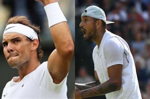 Kyrgios anhela jugar contra Nadal; el español no sabe si llegará al partido