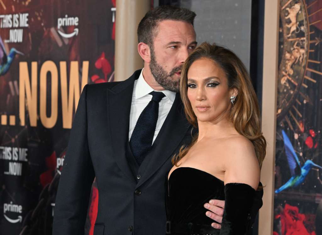 (FILES) US actress Jennifer Lopez (R) and US actor Ben Affleck attend Amazon's "This is Me... Now: A Love Story" premiere at the Dolby theatre in Hollywood, California, February 13, 2024. - Jennifer Lopez has filed for divorce from Ben Affleck, US media reported on August 20, two years after the Hollywood power couple officially gave love a second chance by tying the knot.
The pair, who were nicknamed "Bennifer" when they first dated in the frenzied tabloid celebrity days of the early 2000s, had rekindled their relationship almost two decades later.
But Lopez on August 20 filed divorce papers at a Los Angeles court, Hollywood trade outlet Variety and celebrity gossip website TMZ said.
A representative for Lopez declined to comment. Affleck's publicist did not immediately respond to AFP request for comment. (Photo by Robyn BECK / AFP)