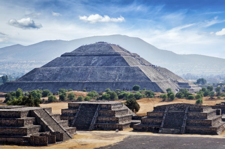 La Zona Arqueológica de Teotihuacán, en el estado de México, recibe al año dos millones de turistas. / iStock