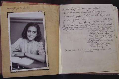Publican por primera vez la versión completa del diario de Anna Frank