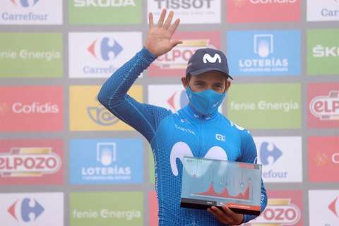 ¡Gigante! Miguel Ángel López ganó la etapa reina de la Vuelta a España