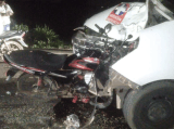 Dos hermanos murieron en grave accidente entre bus y motocicleta, en Córdoba