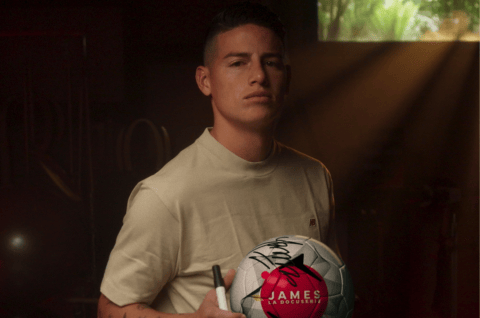 James Rodríguez tendrá su propia serie en Netflix