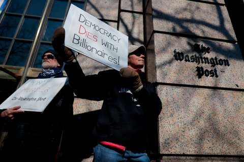 “La demostración cruda de poder”: el vacío que deja el Washington Post en un mundo en guerra
