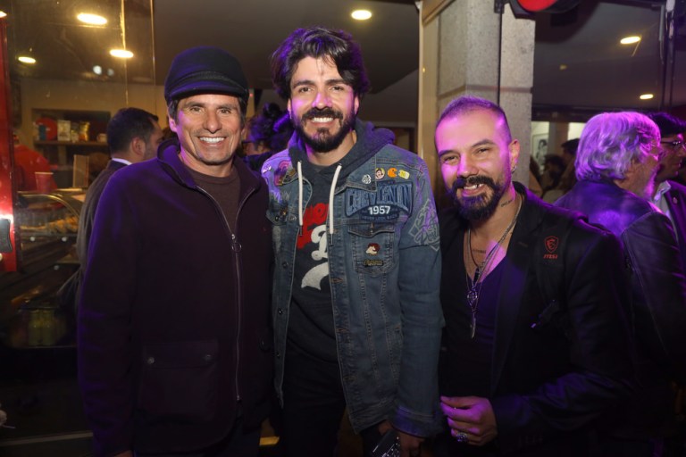Rodrigo Triana, Jimmy Vásquez y Nicolás Montaña