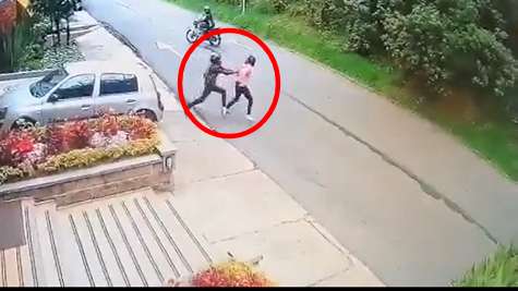 Video: Hieren a mujer por hurtarle el celular en barrio El Castillo de Bogotá