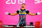 Francisco Mosquera, doble medalla de plata en mundial de levantamiento de pesas