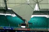 Cae parte del techo de estadio sede de la Copa Confederaciones