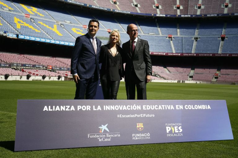Shakira y el Barcelona construirán una escuela en Barranquilla