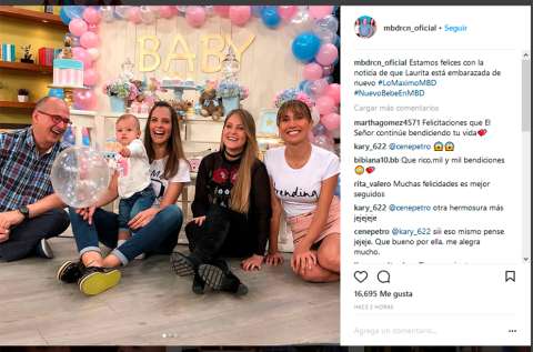 Laura Acuña espera su segundo hijo