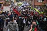 Joven fue herido en un ojo durante manifestaciones en Bogotá