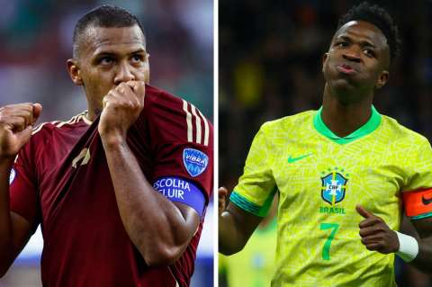 Venezuela vs. Brasil: hora y dónde ver en vivo el partido de eliminatorias