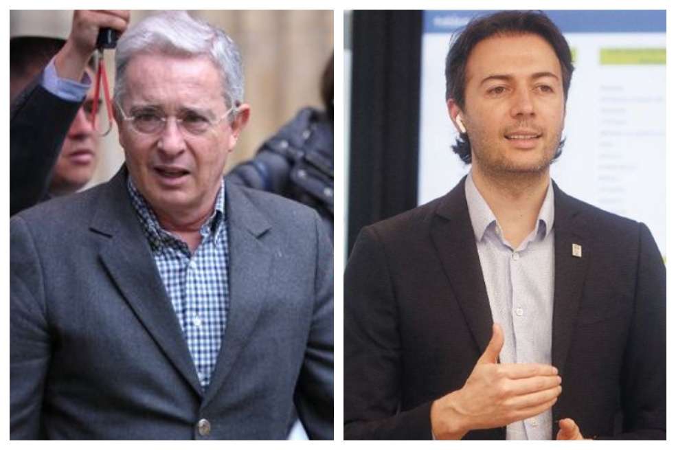 Álvaro Uribe y Daniel Quintero